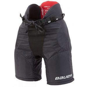 Bauer NSX PANTS YTH BLK Detské hokejové nohavice, čierna, veľkosť M