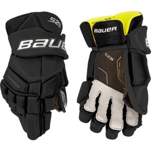 Bauer SUPREME S29 GLOVE JR Hokejové rukavice, čierna, veľkosť 12