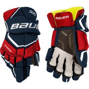 Bauer SUPREME S29 GLOVE SR Hokejové rukavice, tmavo modrá, veľkosť 15