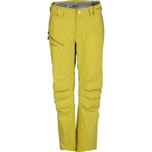 Bergans HEMSEDAL HYBRID LADY PNT žltá L - Dámske lyžiarske nohavice