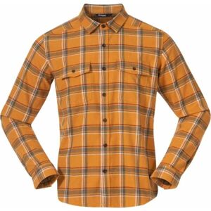 Bergans TOVDAL Pánska flanelová košeľa, khaki, veľkosť M