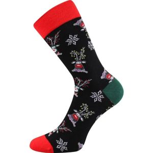 Boma N03059 S-PATTE čierna 39 - 42 - Vianočné ponožky
