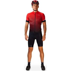 Briko CLASSIC STAIN Pánsky cyklistický dres, červená, veľkosť L