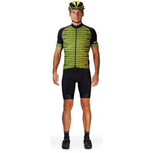 Briko CLASSIC STREAK Pánsky cyklistický dres, svetlo zelená, veľkosť XXL