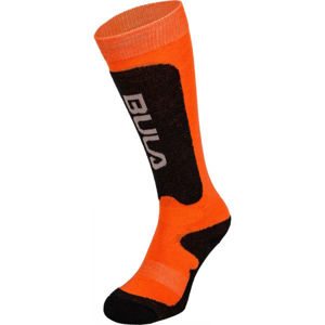 Bula BRANDS SKI SOCKS oranžová XS - Detské lyžiarske ponožky