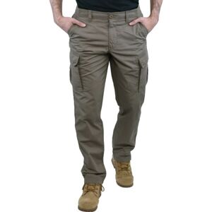BUSHMAN TORRENT Pánske outdoorovoé nohavice, khaki, veľkosť 58