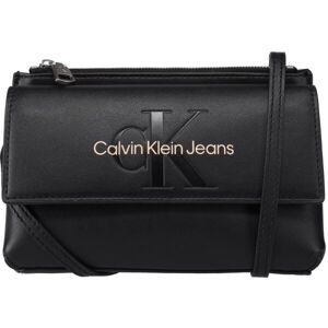 Calvin Klein SCULPTED EW FLAP XBODY MONO Dámska taška cez rameno, čierna, veľkosť