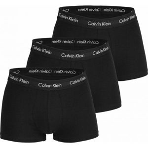 Calvin Klein 3 PACK LO RISE TRUNK čierna S - Pánske boxerky