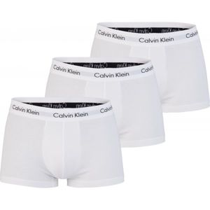 Calvin Klein 3 PACK LO RISE TRUNK biela XL - Pánske boxerky