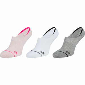 Calvin Klein WOMENS 3PK LINER ATHLEISURE RUBY Dámske ponožky, mix, veľkosť UNI