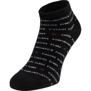 Calvin Klein COOLMAX REPEAT LOGO čierna UNI - Dámske ponožky