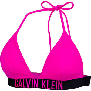 Calvin Klein FIXED TRIANGLE-RP ružová M - Dámsky vrchný diel plaviek