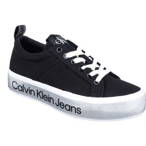 Calvin Klein FLATFORM VULCANIZED 3 Dámska obuv na voľný čas, čierna, veľkosť 36