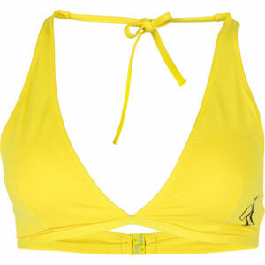 Calvin Klein HALTER NECK TRIANGLE-RP žltá XS - Dámsky vrchný diel plaviek