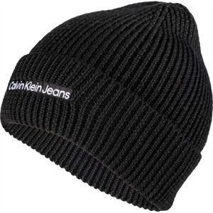 Calvin Klein INSTITUTIONAL EMBRO BEANIE Zimná čiapka, čierna, veľkosť UNI