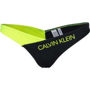 Calvin Klein BRAZILIAN Dámsky spodný diel plaviek, reflexný neón, veľkosť XL