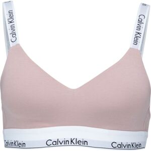 Calvin Klein LGHT LINED BRALETTE (AVG) Dámska podprsenka, ružová, veľkosť XS