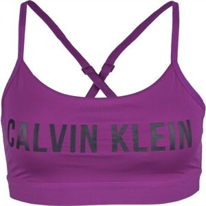 Calvin Klein LOW SUPPORT BRA fialová S - Dámska športová podprsenka