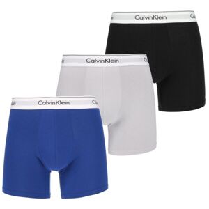 Calvin Klein MODERN STRETCH-BOXER BRIEF Pánske trenírky, mix, veľkosť XL