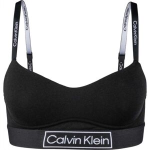 Calvin Klein REIMAGINED HERITAGE-LGHT LINED BRALETTE Dámska podprsenka, čierna, veľkosť
