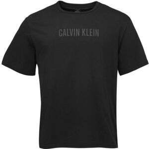 Calvin Klein S/S CREW NECK Pánske tričko, tmavo sivá, veľkosť XL