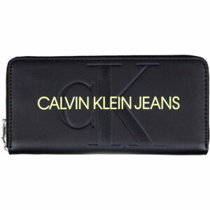 Calvin Klein SCULPTED MONO Z/A Dámska peňaženka, čierna, veľkosť UNI