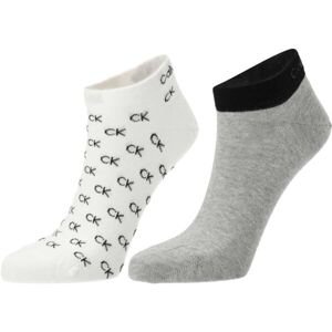 Calvin Klein SNEAKER 2P Pánske ponožky, sivá, veľkosť 39-42