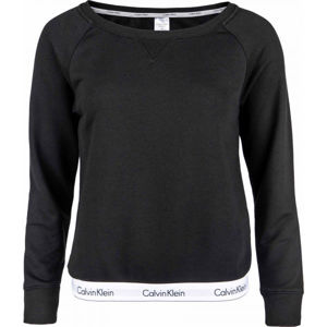 Calvin Klein TOP SWEATSHIRT LONG SLEEVE Dámska mikina, čierna, veľkosť S