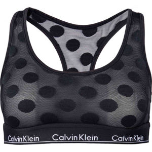 Calvin Klein UNLINED BRALETTE Dámska podprsenka, čierna, veľkosť XS