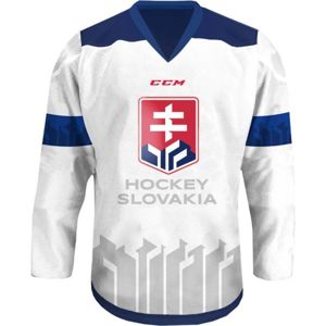 CCM JR HOKEJOVÝ DRES SLOVAKIA biela 4XS - Juniorský hokejový dres