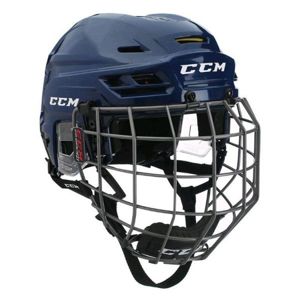 CCM TACKS 310C SR COMBO tmavo modrá S - Hokejová prilba
