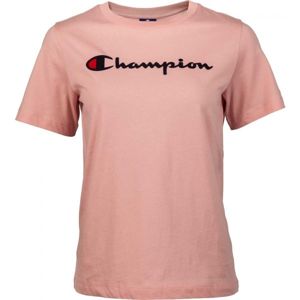 Champion CREWNECK T-SHIRT ružová L - Dámske tričko
