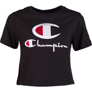 Champion CREWNECK CROPTOP čierna M - Dámske tričko