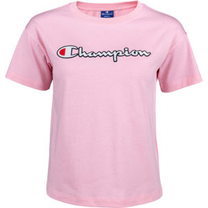 Champion CREWNECK T-SHIRT ružová M - Dámske tričko