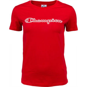 Champion CREWNECK T-SHIRT červená S - Dámske tričko