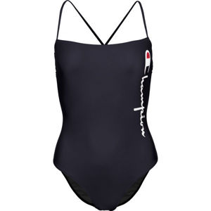 Champion SWIMMING SUIT Dámske jednodielne plavky, čierna, veľkosť XS