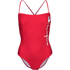 Champion SWIMMING SUIT Dámske jednodielne plavky, červená, veľkosť M