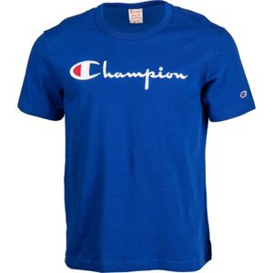 Champion CREWNECK T-SHIRT tmavo modrá M - Pánske tričko