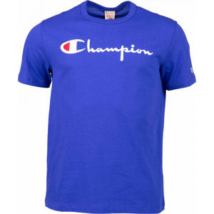 Champion CREWNECK T-SHIRT modrá S - Pánske tričko