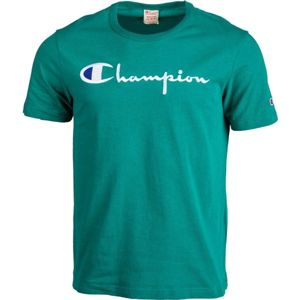 Champion CREWNECK T-SHIRT zelená L - Pánske tričko