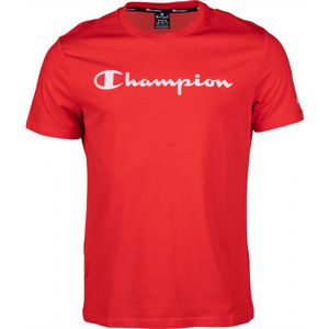 Champion CREWNECK T-SHIRT červená M - Pánske tričko