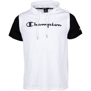 Champion HOODED SLEEVELESS T-SHIRT biela M - Pánske tričko s kapucňou