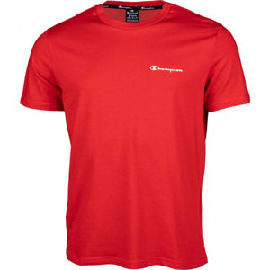 Champion CREWNECK T-SHIRT červená S - Pánske tričko