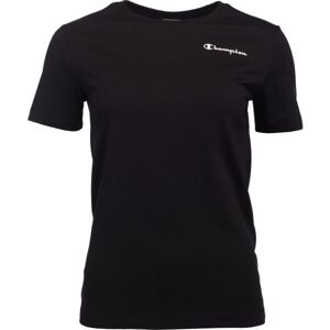 Champion AMERICAN CLASSICS CREWNECK T-SHIRT Dámske tričko, čierna, veľkosť XS