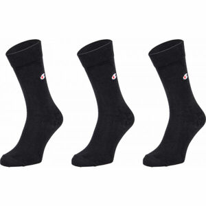 Champion CREW MEN CITY SOCKS X3 Pánske ponožky, čierna, veľkosť 39 - 42