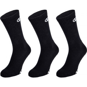Champion CREW SOCKS LEGACY X3 Ponožky, čierna, veľkosť 39/42