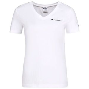 Champion V-NECK T-SHIRT Dámske tričko, biela, veľkosť XS