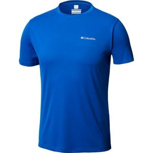 Columbia ZERO RULES SS SHRT M Pánske športové tričko, modrá, veľkosť S