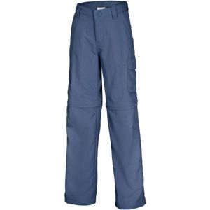 Columbia SILVER RIDGE III CONVERTIBLE PANT modrá S - Dievčenské outdoorové nohavice