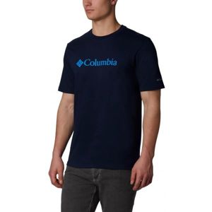 Columbia CSC BASIC LOGO SHORT SLEEVE tmavo modrá L - Pánske tričko